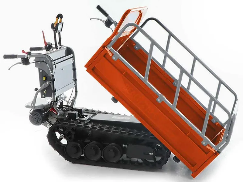 Brouette électrique à batterie Wortex Beach 270E - Caisson extensible manuel 450Kg