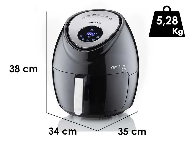 Ariete 4618/00 Airy Fryer XXL Noire - Friteuse à air chaud