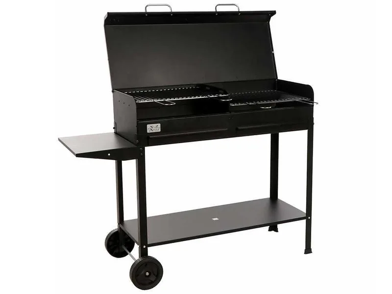 Mille Polifemo Big - Barbecue à charbon en fer artisanal - 2x 47,5x37 cm
