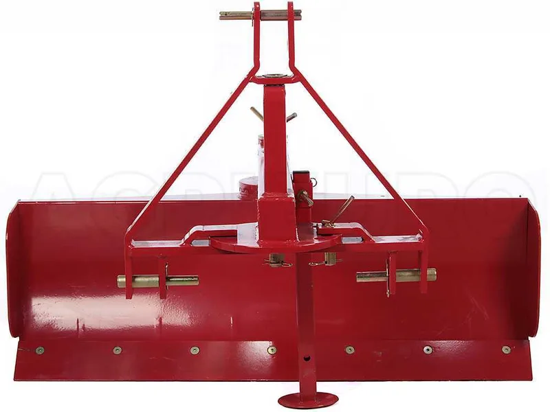 Niveleuse pour tracteur GeoTech DL140 à rotation lame 360° et Bras orientable