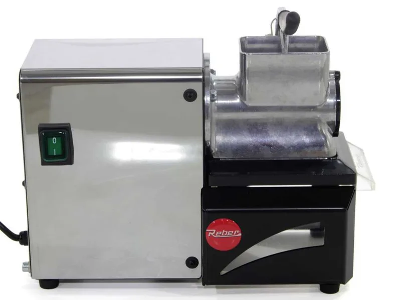 Reber 10053N - Râpe électrique - N.3 - En aluminium et acier - Moteur de 200W - INOX