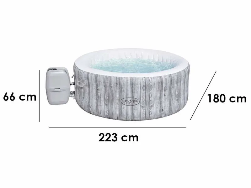 Bestway Lay-Z-Spa Fiji AirJet 60085 - Ø180x66 cm - Spa gonflable à hydromassage