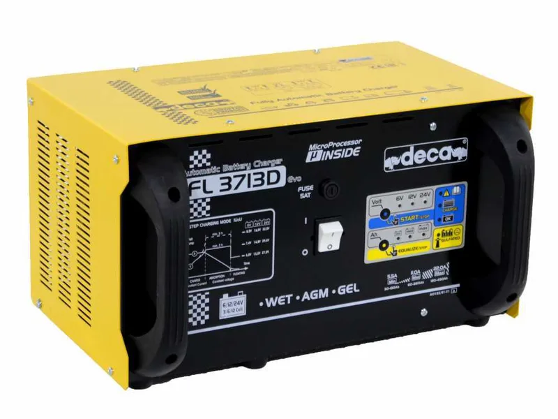 Deca FL 3713D - Chargeur de voiture - mainteneur de charge électronique - monophasé - batteries 6-12-24V