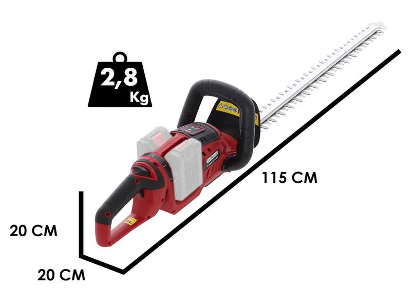 GeoTech X-Line HT-40V - Taille-haie à batterie - 40 V