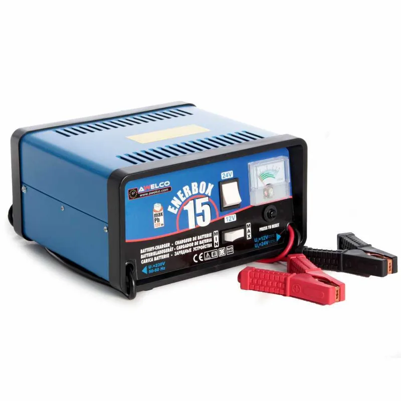 Awelco ENERBOX 15 - Chargeur de voiture - alimentation monophasée - batteries 12V et 24V
