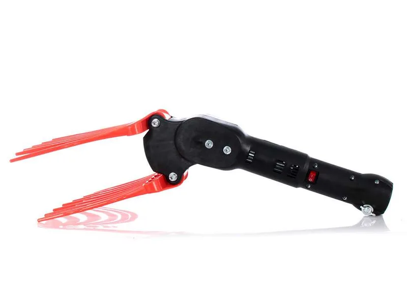 TecnoVIR Olivir - Peigne vibreur électrique à batterie - secoueur à olive de 250 cm avec perche fixe