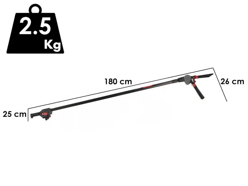 Lisam Oliwatt 3 - Peigne vibreur électrique à batterie de type automobile avec câble inclus - Perche fixe de 220 cm