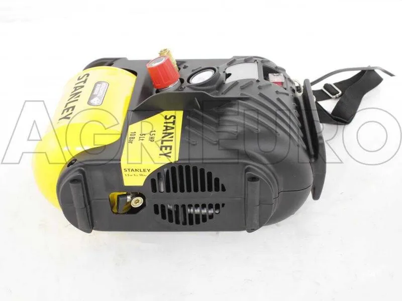 Stanley DN 200/10/5 - Compresseur d'air électrique portatif monophasé, oil-less - Moteur 1.5 CV - 5 L
