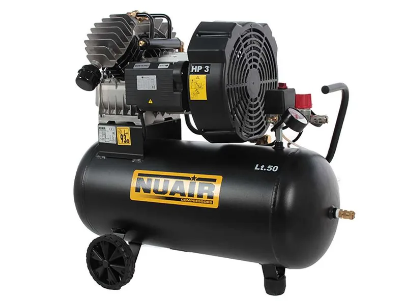 Nuair GVM/50 - Compresseur d'air électrique monophasé - Moteur 3 CV - 50 L