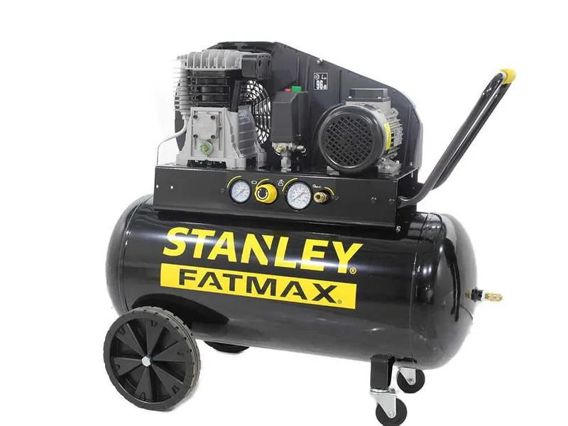 Stanley Fatmax B 350/10/100 T - Compresseur d'air électrique triphasé à courroie - Moteur 3 CV - 100 L