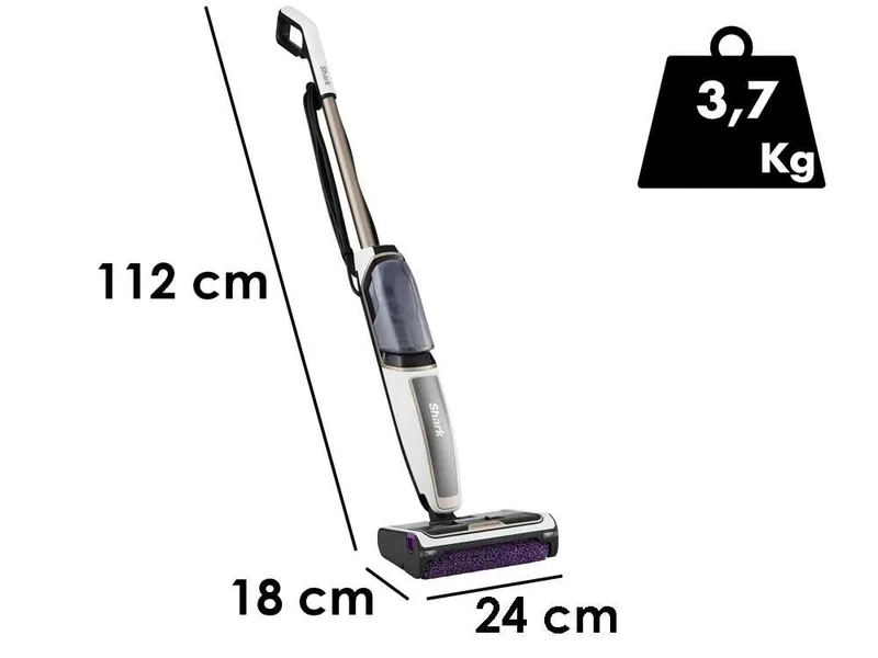 Shark SteamPickUp SD200EU - Autolaveuse - Balai vapeur 3 en 1 - 1230 W