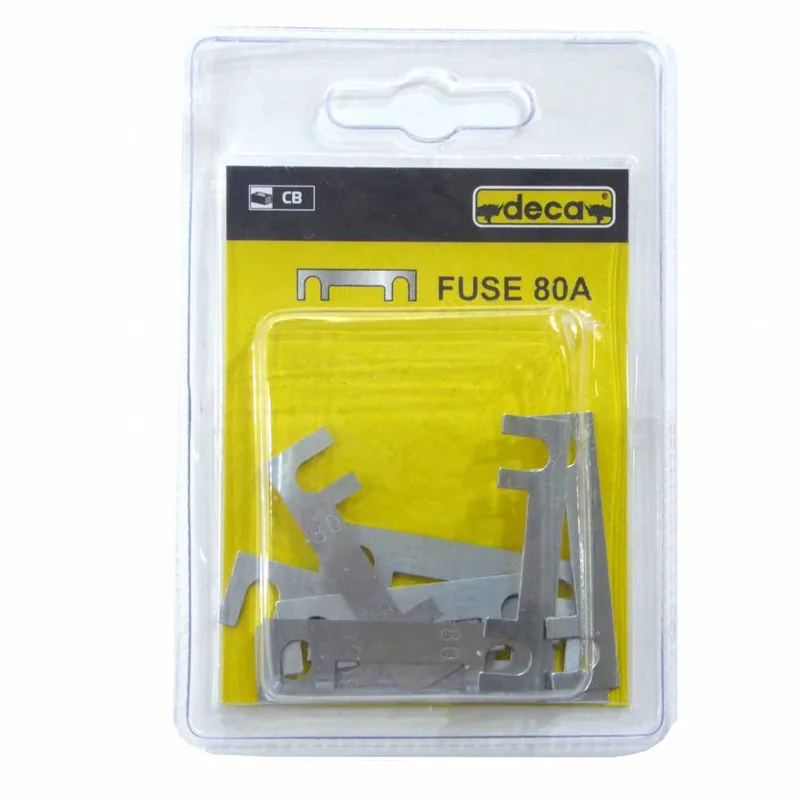Fusible 80A Deca - fusibles LAMA - lot de 10 pièces