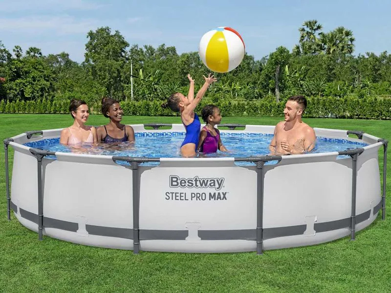 Bestway Steel Pro Max 56416 - Ø366x76 cm - Piscine ronde pour 5-6 personnes