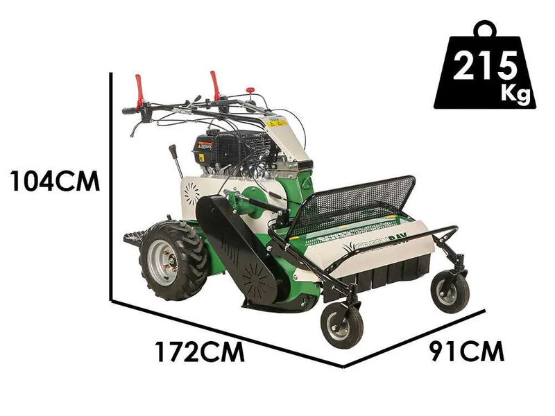 GreenBay BOXER 76-150 W - Tondeuse débroussailleuse à couteaux - Loncin G420FA