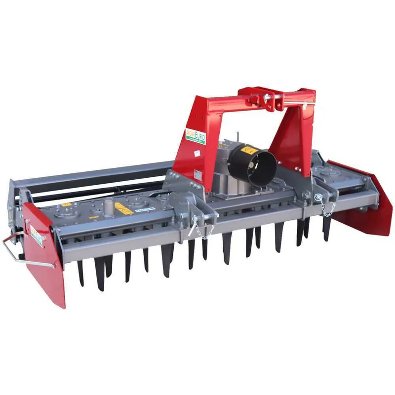 Herse rotative RM225 - largeur de travail 225 cm - 20 lames série lourde - Rouleau à cage