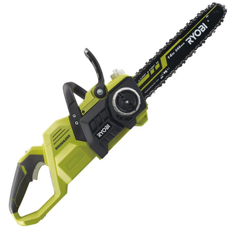 Ryobi brushless RY36CSX35A-0 - Tronçonneuse à batterie Max power 36V - Guide de 35 cm