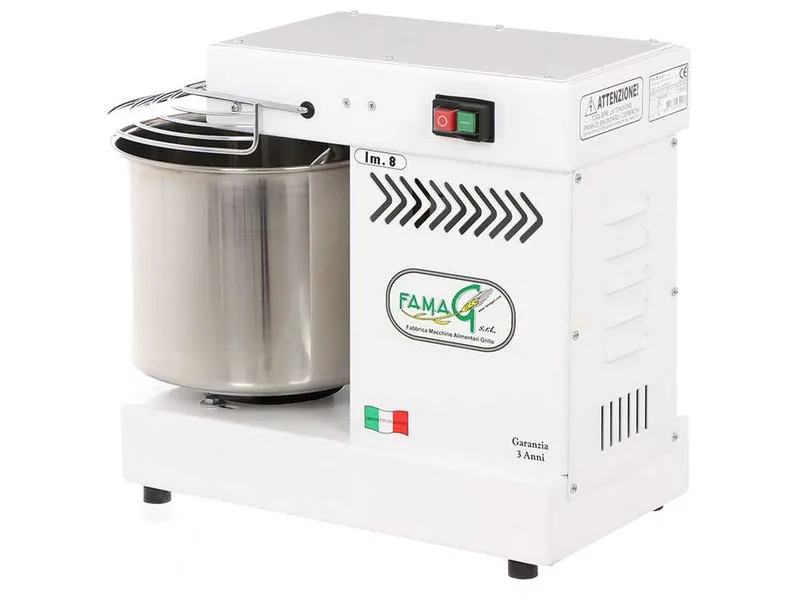 Pétrin à spirale Famag IM 8 électrique moteur monophasé – 8KG - 10L