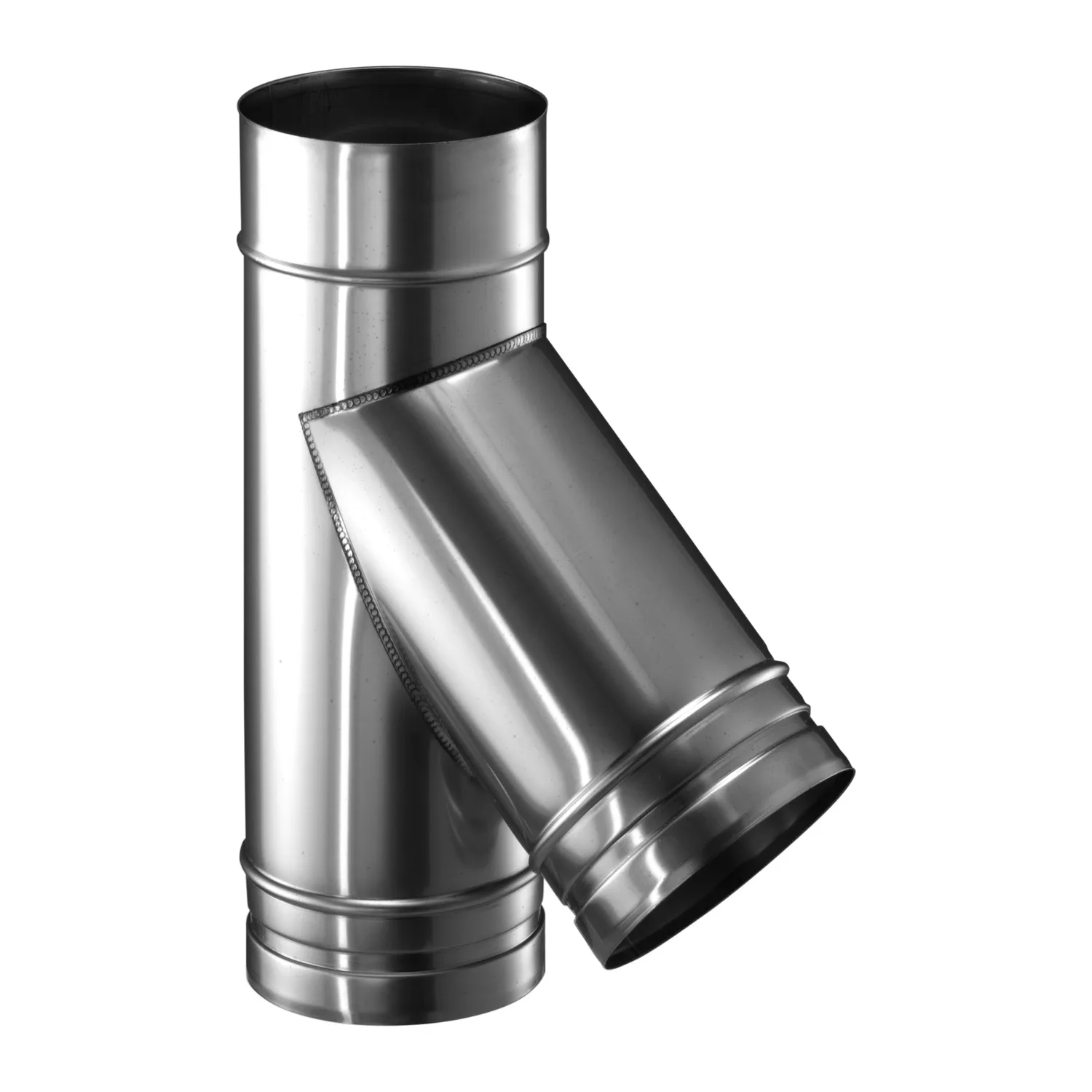 Schiedel PRIMA PLUS raccordement tuyaux 45° Ø113 mm simple paroi mat