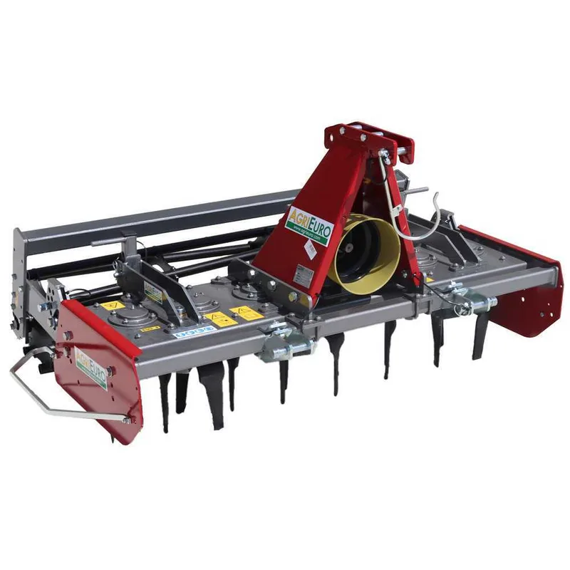 Herse rotative légère RF150 - largeur de travail 150 cm -14 lames série légère - Rouleau à cage