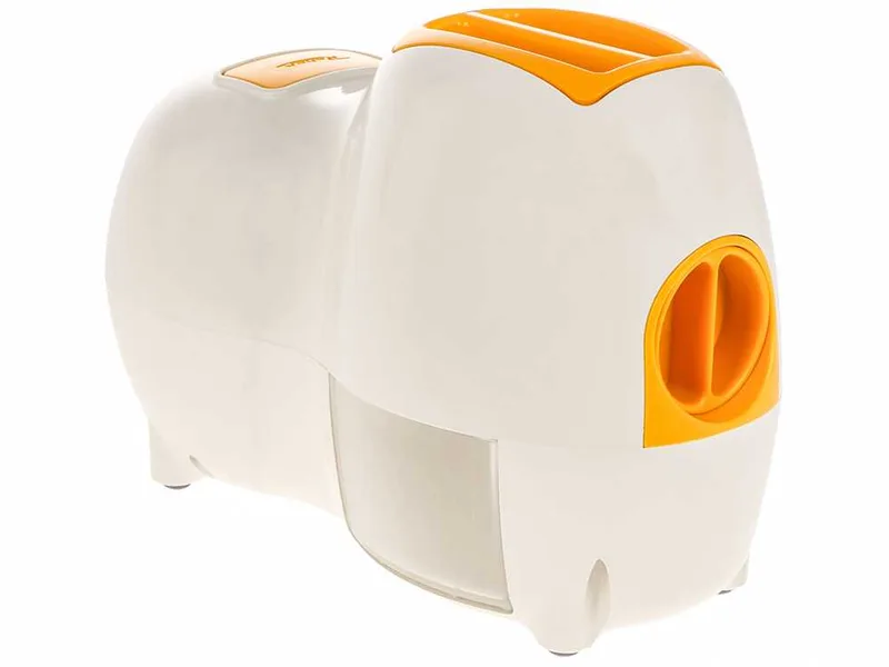Reber Fido 9250 BG Blanc/Jaune - Râpe électrique de table - 140 W