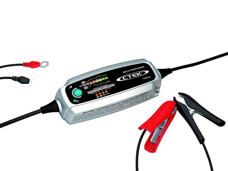 Ctek mxs 5.0 test & charge - Chargeur de batterie et mainteneur de charge automatique - 8 étapes - test batterie