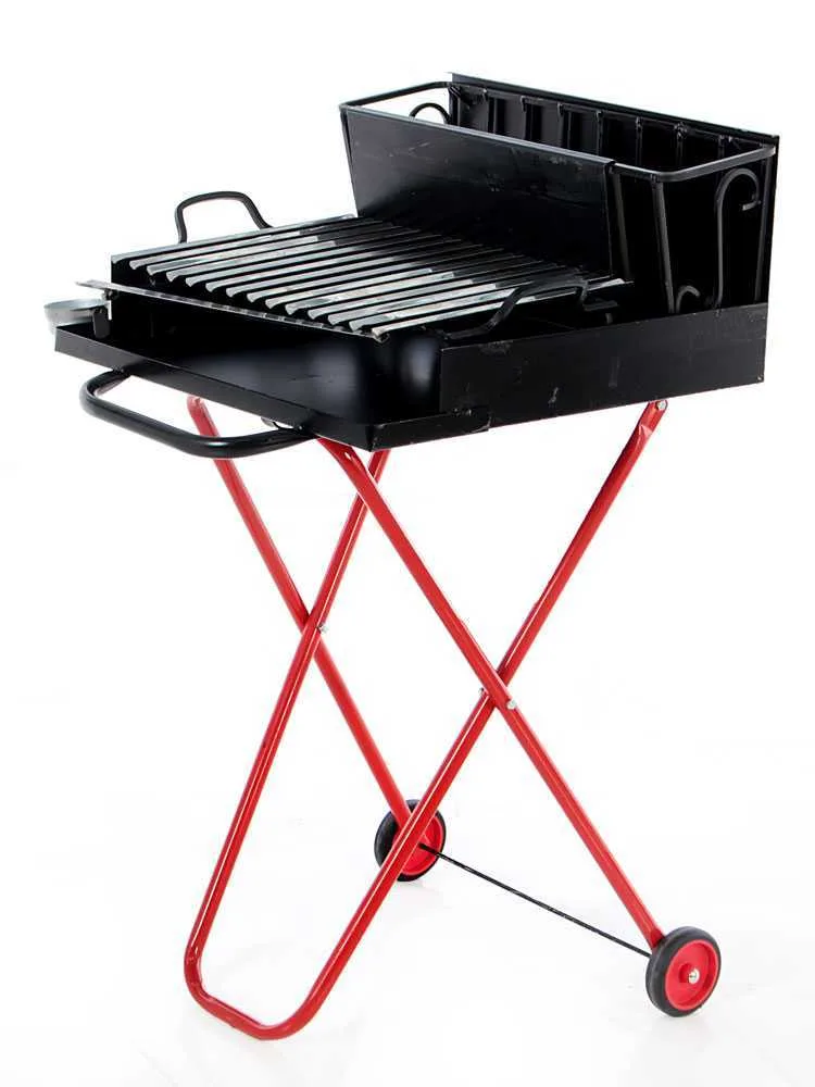 Pegoraro Angelo 142 Small - Barbecue portable à bois et charbon - Pliant