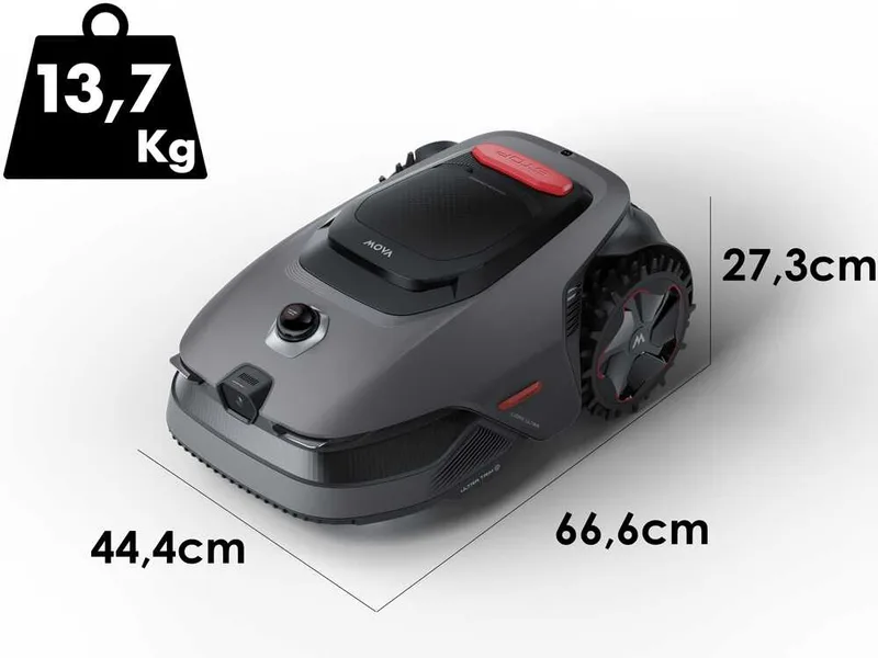 MOVA LiDAX Ultra 800 - Robot tondeuse - Sans installation