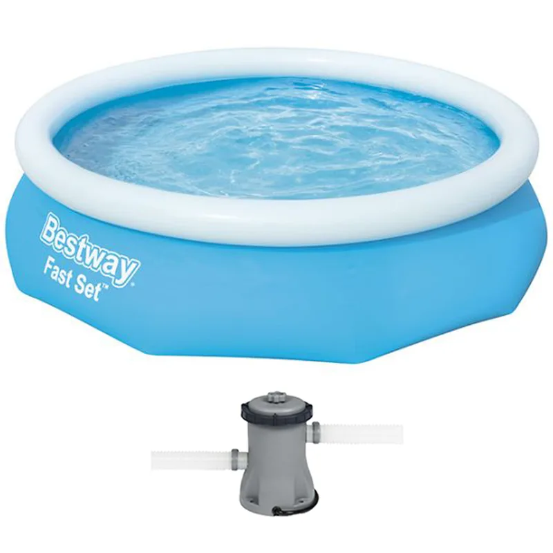 Bestway FAST Set 57270 - Piscine gonflable + Pompe de filtration 16 W