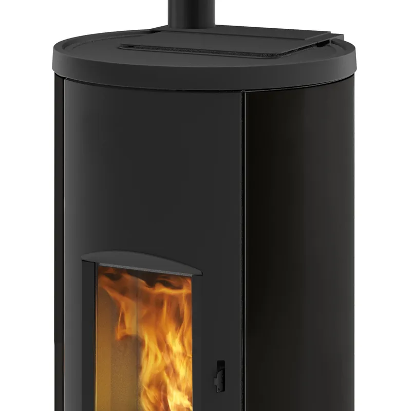 EK63 Like 80 Evo Poêle à granulés acier noir raccordement supérieur