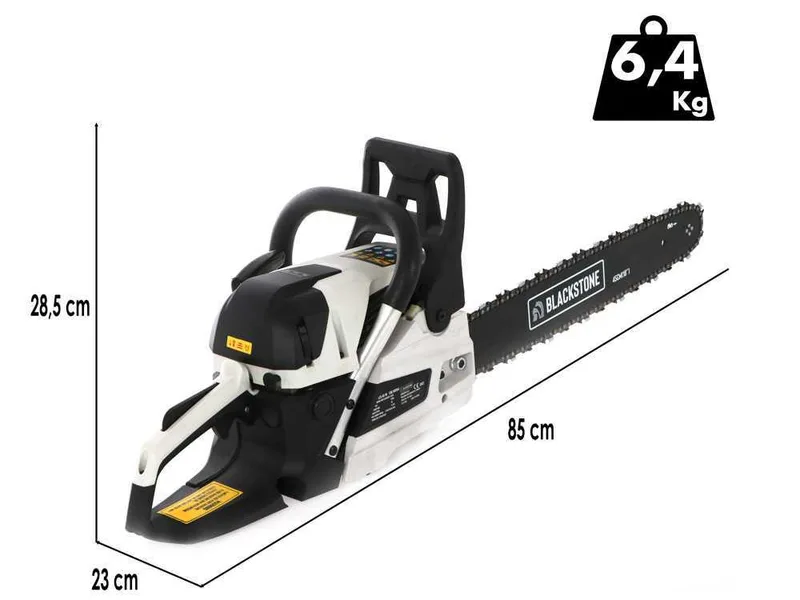 BlackStone LCS 45-18 - Tronçonneuse de coupe thermique - Lame de 45 cm