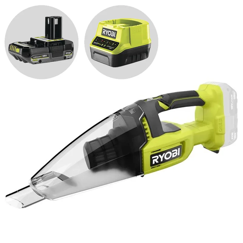 Ryobi RHV18-0 - Ramasse-miettes à batterie - 18V - 2 Ah