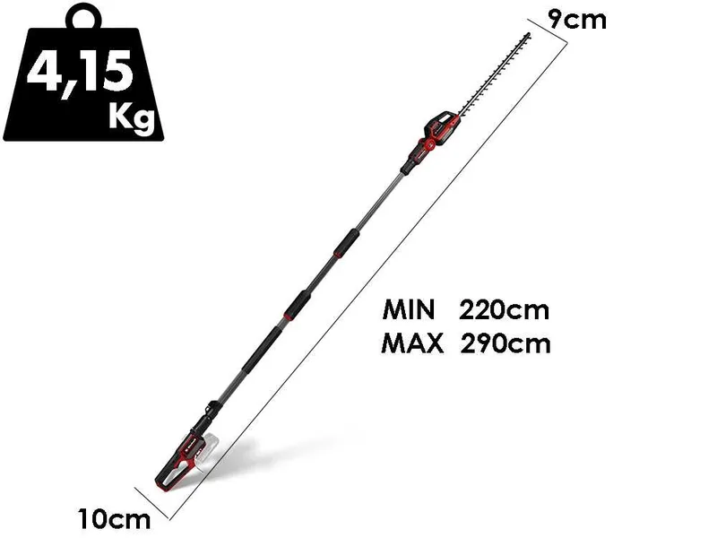 Einhell GP-HC 18/5020 Li T BL - Élagueuse - taille-haie multifonction sur perche à batterie - 18 V