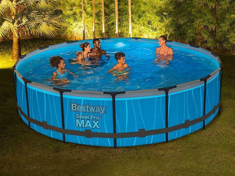 Bestway Steel Pro max 561GD - Ø457x107 cm - Piscine ronde