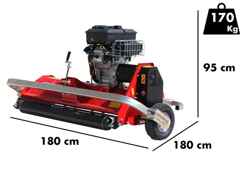 Zanon TSM Off-Road 1250 - Tondeuse débroussailleuse thermique pour quad - B&S Vanguard