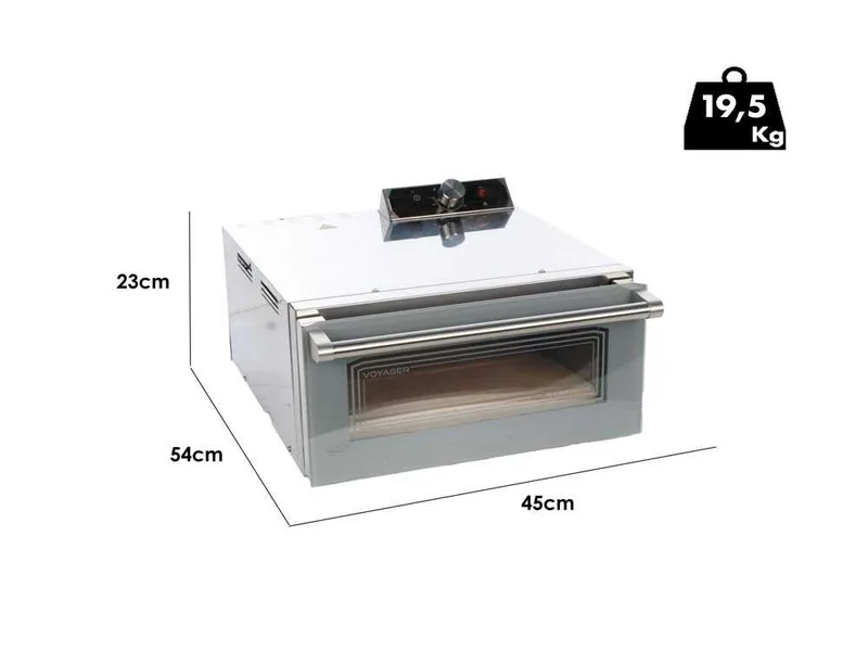 Macte Ovens Voyager SMART - Four électrique à pizza - 1925 W
