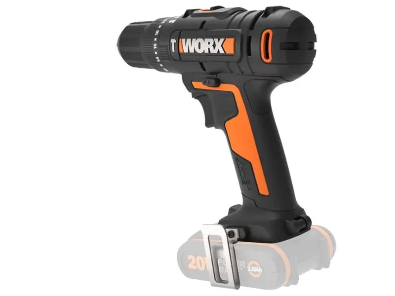 Worx WX370.9 - Perceuse visseuse à percussion sur batterie - sans batterie et sans chargeur