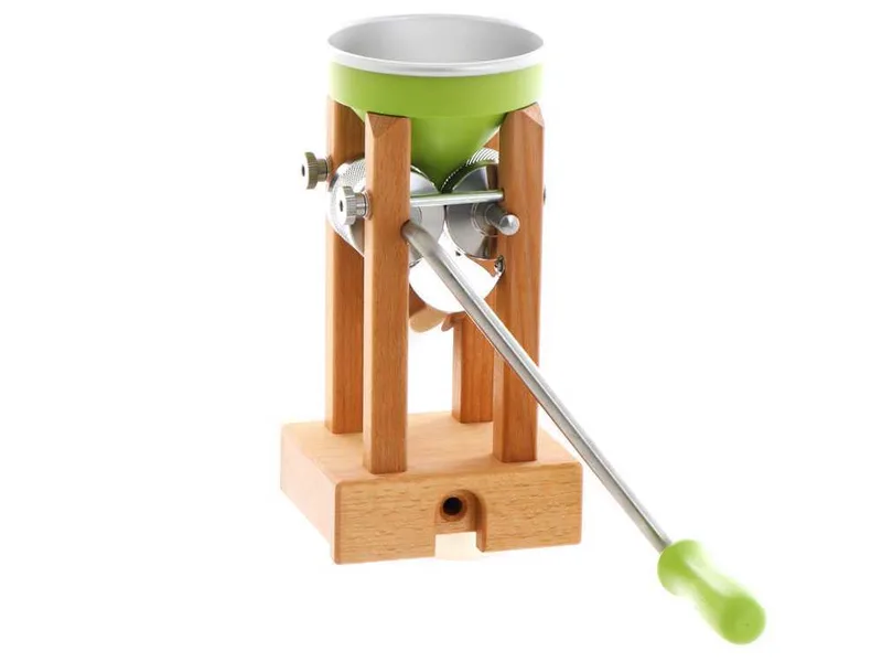 Eschenfelder Novia ng1200 aluminium vert 150g - Floconneuse manuelle avec rouleaux en acier inoxydable
