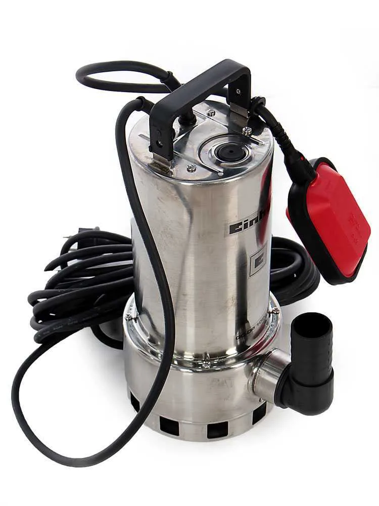 Pompe immergée électrique pour eaux chargées Einhell GC-DP 1020 N - électropompe inox de 1000W