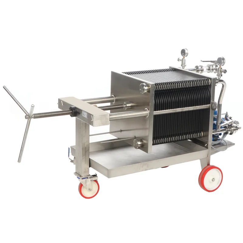 Enotecnica Pillan FC43 - Filtre professionnel pour cave à vin, 30 cartons 40x40 cm - Châssis et pompe INOX