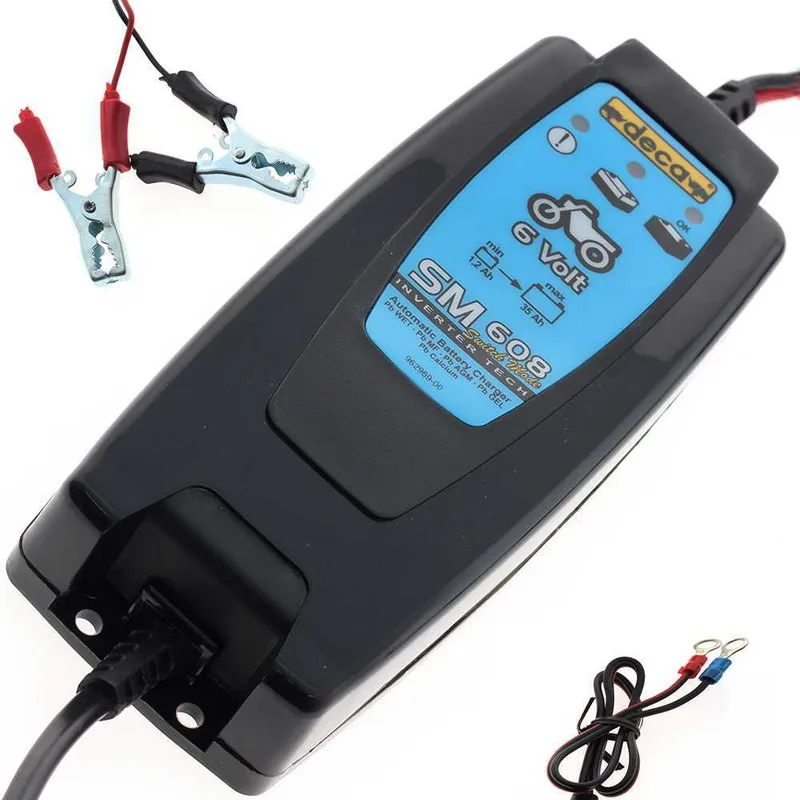 Deca SM 608 - Chargeur de voiture automatique - 6V - batteries de voiture et moto jusqu'à 35Ah
