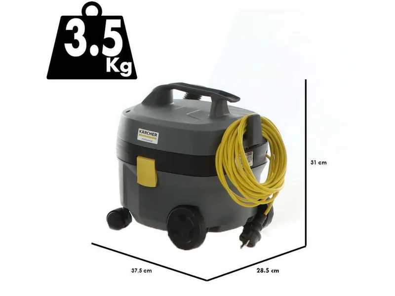 Karcher Pro T 7/1 Classic - Aspirateur professionnel ULTRA silencieux - 850 W