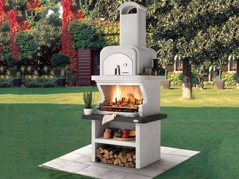 Palazzetti Balos - Barbecue en maçonnerie avec four