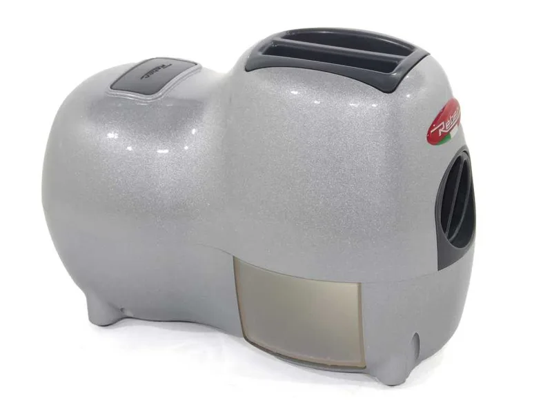 Reber Fido 9250 NS - Râpe électrique de table - Avec moteur de 140W - Silver