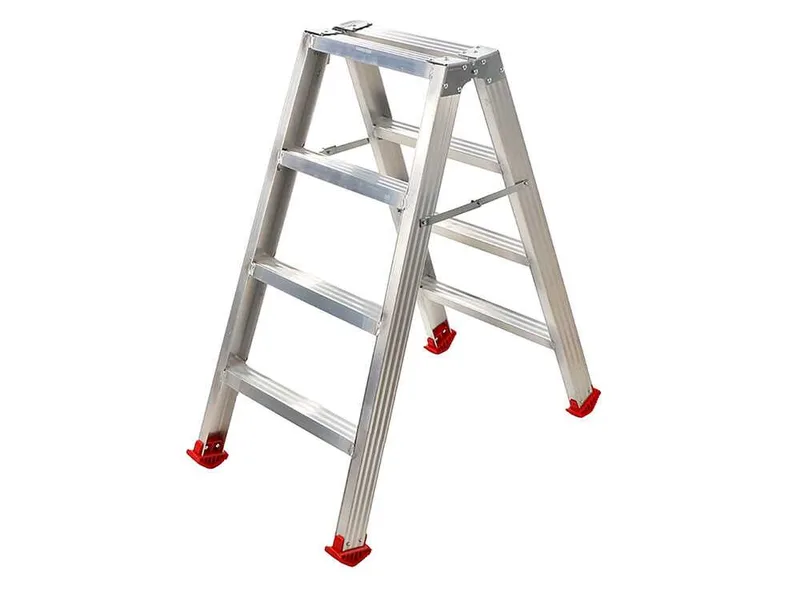Escabeau double en aluminium 1031, 2x4 marches, 0,96 m