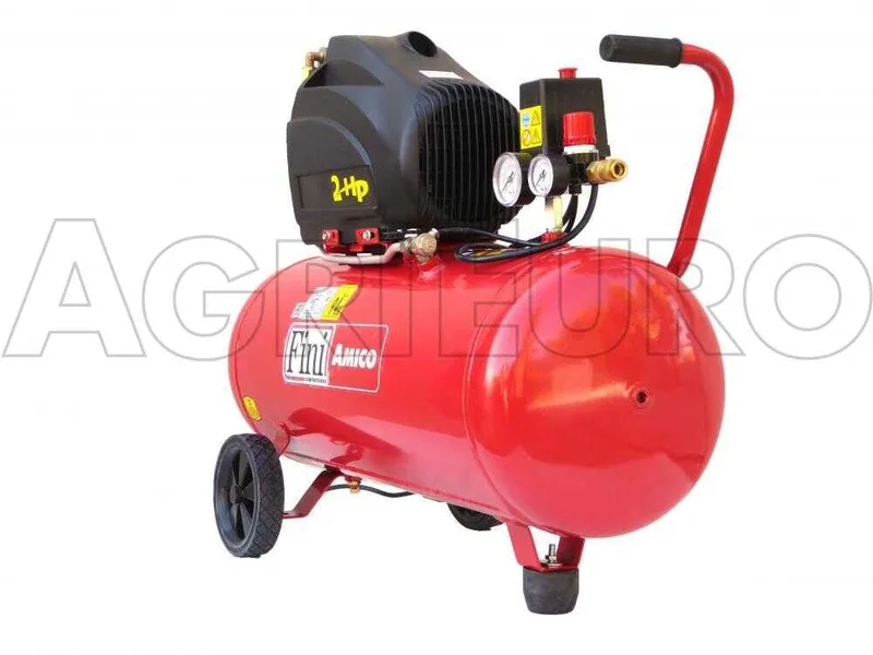 Fini Amico 50 SF 2500 - Compresseur d'air électrique monophasé - Moteur 2 CV - 50 L