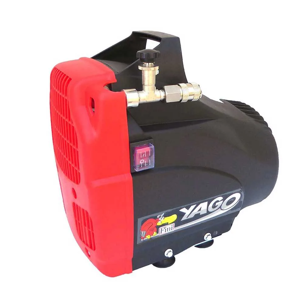 Fini Yago 1850 - Compresseur d'air électrique portatif monofase, oil-less - Moteur 1,5 CV
