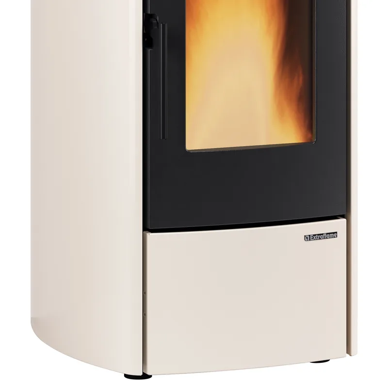 Extraflame Marina Idro 16 H13 poêle à granulés bouilleur acier ivoire