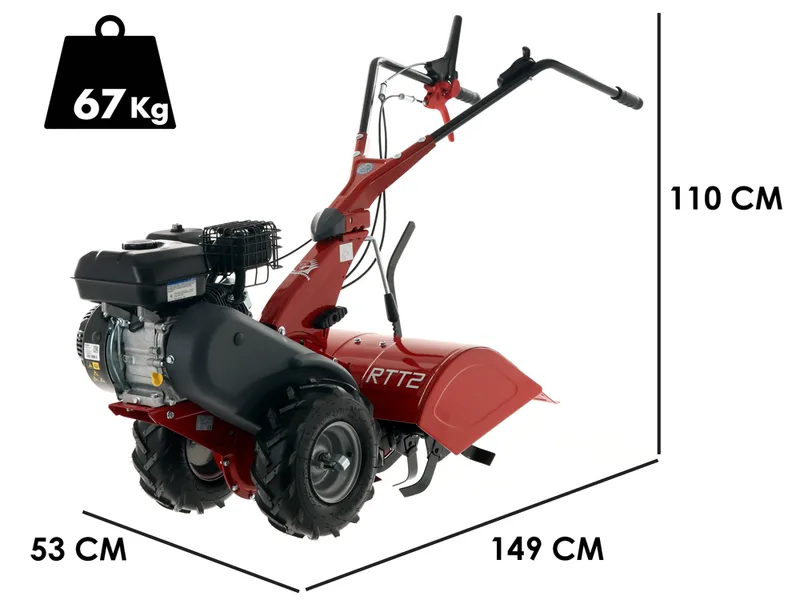 Eurosystems RTT 2 SR - Motoculteur à essence - Brigs&Stratton CR950 - 7 CV