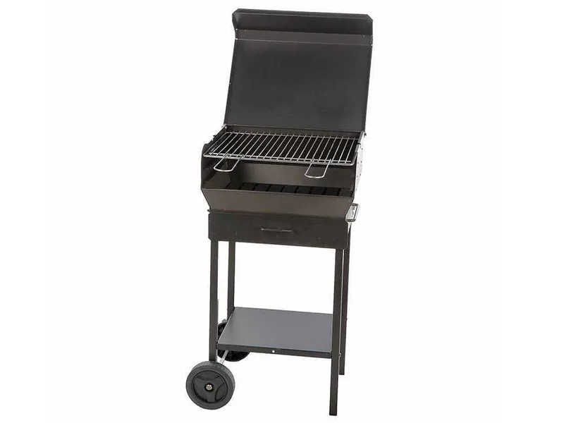 Mille Doriano Small - Barbecue à charbon en fer artisanal - 47,5x37 cm