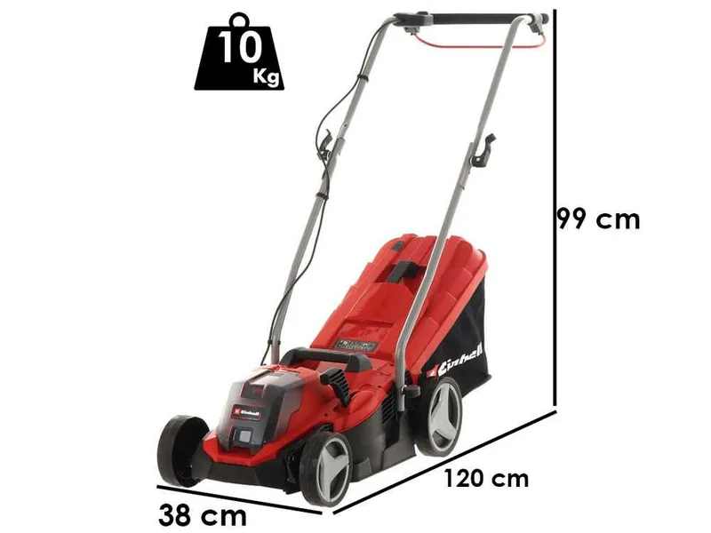 Tondeuse à gazon sur batterie Einhell GE-CM 18/33 Li - avec batterie 18V-4ah et chargeur